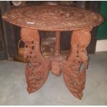 An Anglo Indian Hardwood fold up Table.