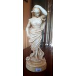 A Plaster Figure of a Classical Lady.
