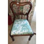 A really good set of four 19th Century Mahogany buckle back Chairs.