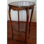 A late 19th Walnut and Ormolu Side Table.