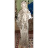 A 19th Century Stone Statue (distressed).