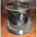 A Vintage Top Hat by Henry Heath, Oxford Street, London.