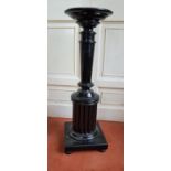 A good 19th Century Ebonised Bust Stand.