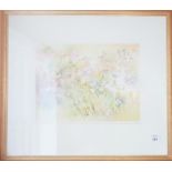 Jane Leycester Paige. August Meadow. A Watercolour. Signed. 27 x 35cm.