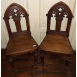 A good pair of 19th Century Oak Chairs.