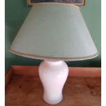 A Pottery Table Lamp.