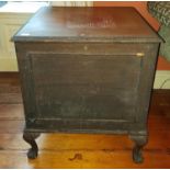 An unusual 19th Century Mahogany Wine Cooler with its original lead liner.