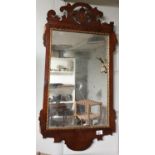 A 19th Century Mahogany Mirror along with a late 19th Century Mahogany Mirror (with faults).