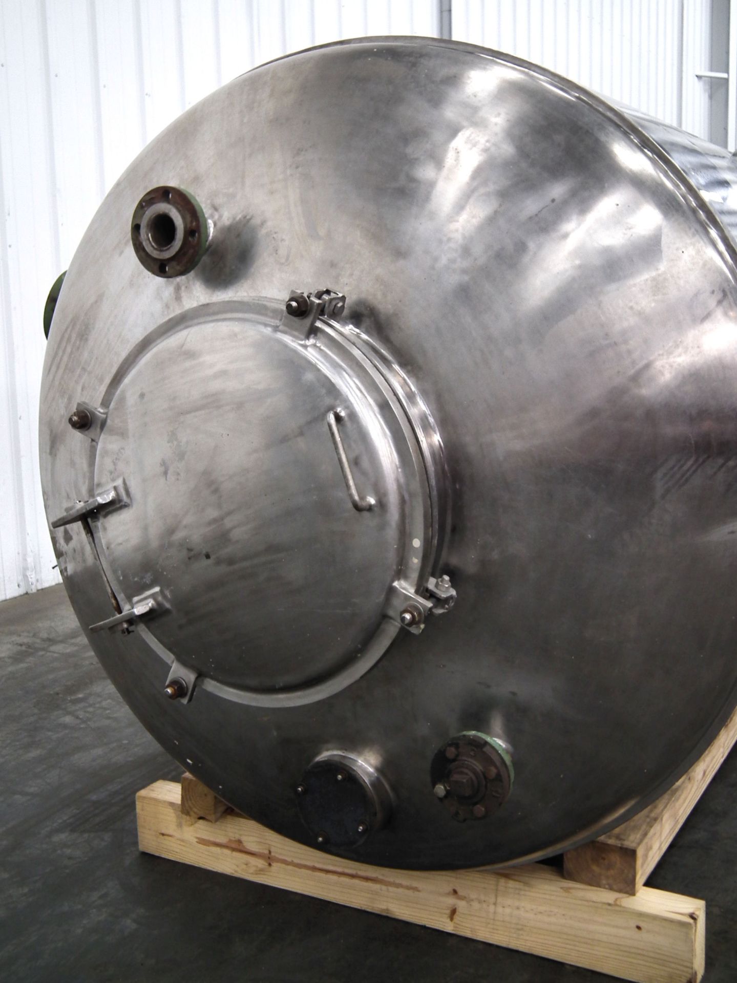 Tolan 600 Gallon Jacketed Stainless Steel Tank A1484 - Image 3 of 10