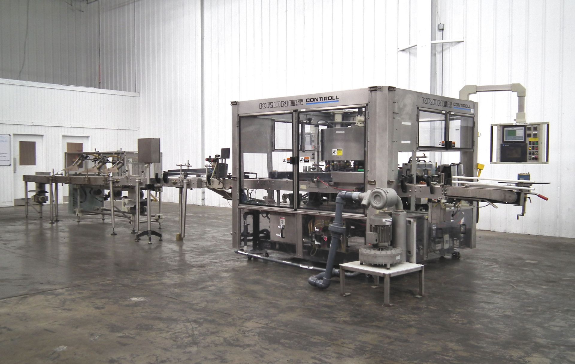 Krones 745 Contiroll Labeler w Four Labeling Heads A2033