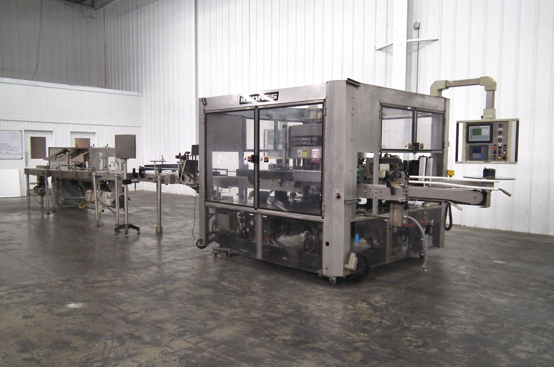 Krones Contiroll with Four Head Station Labeler A2036