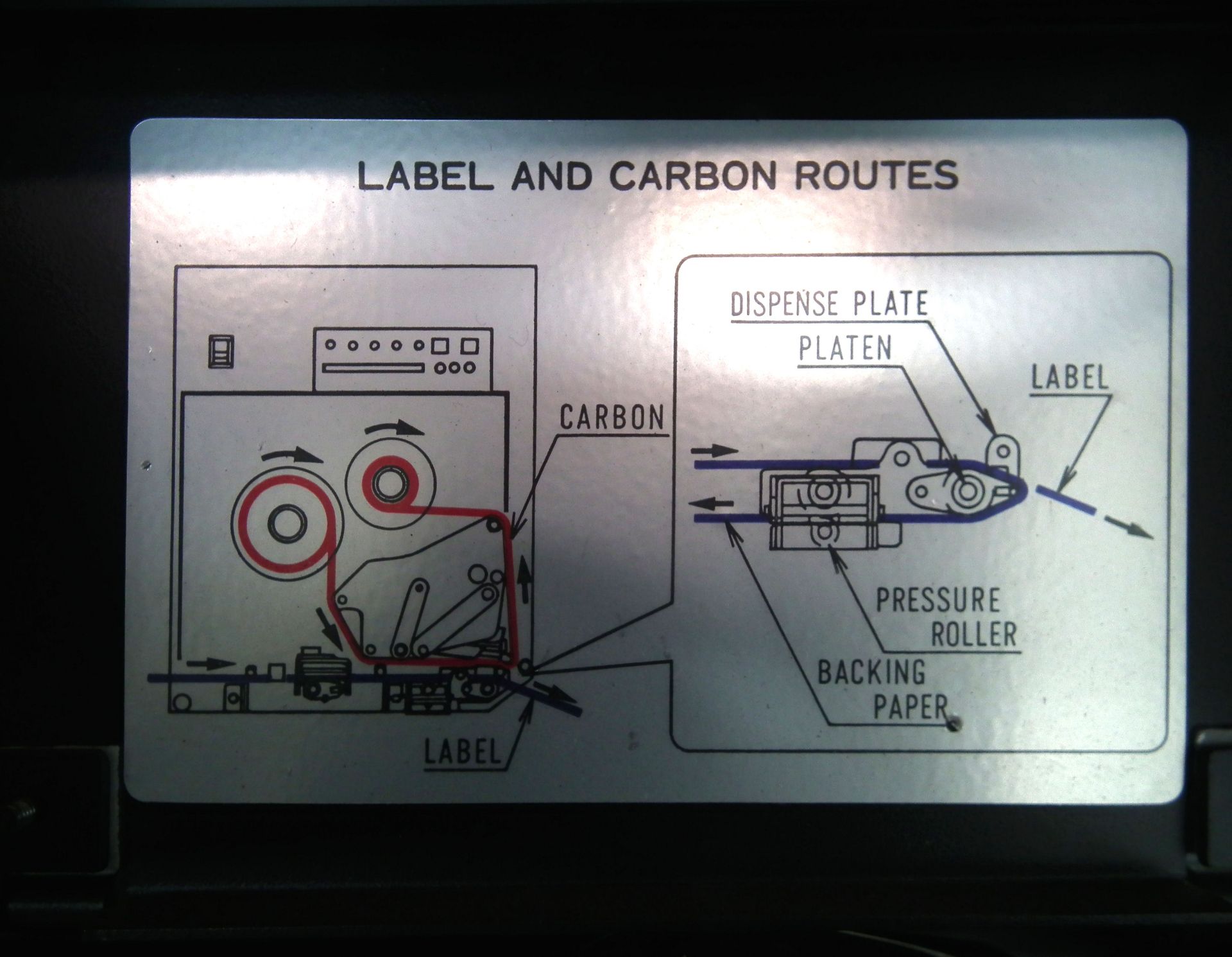 Paragon PLS300 Pressure Sensitive Labeler with Sato Printer B5676 - Image 15 of 19