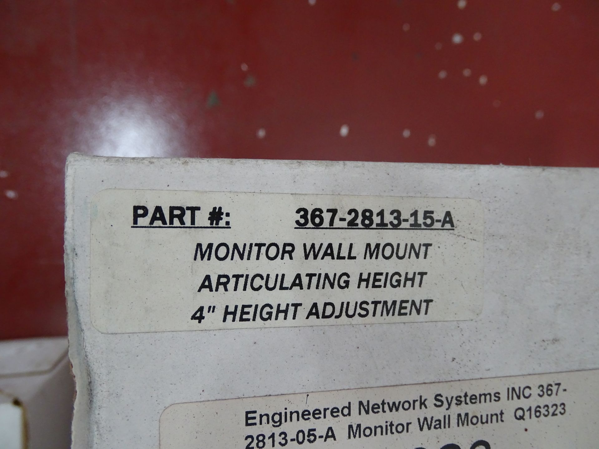 (8) Engineered Network Systems INC 367-2813-05-A Monitor Wall Mount Q16323 - Image 3 of 3