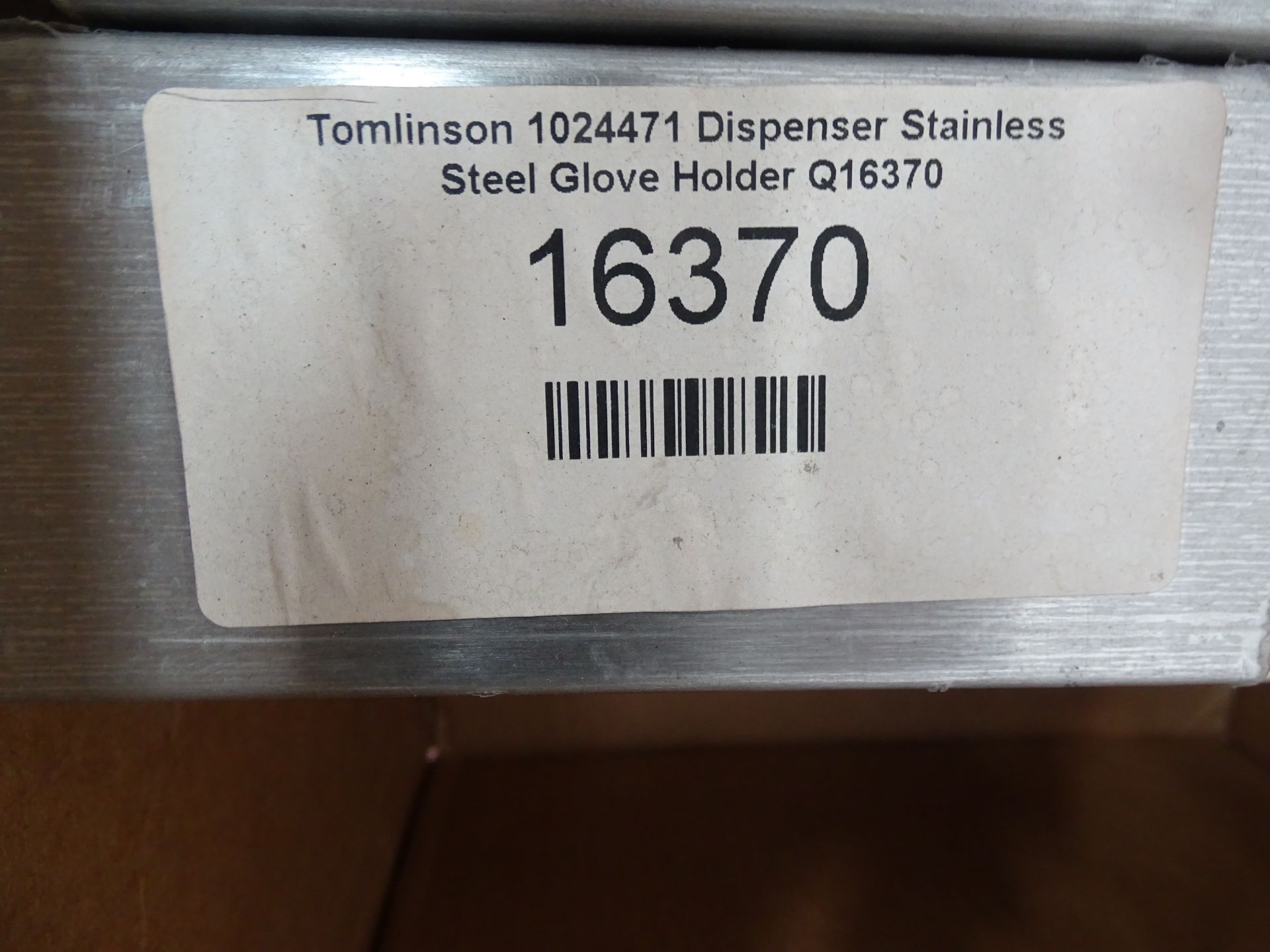 (9) Tomlinson 1024471 Dispenser Stainless Steel Glove Holder Q16370 - Image 3 of 3