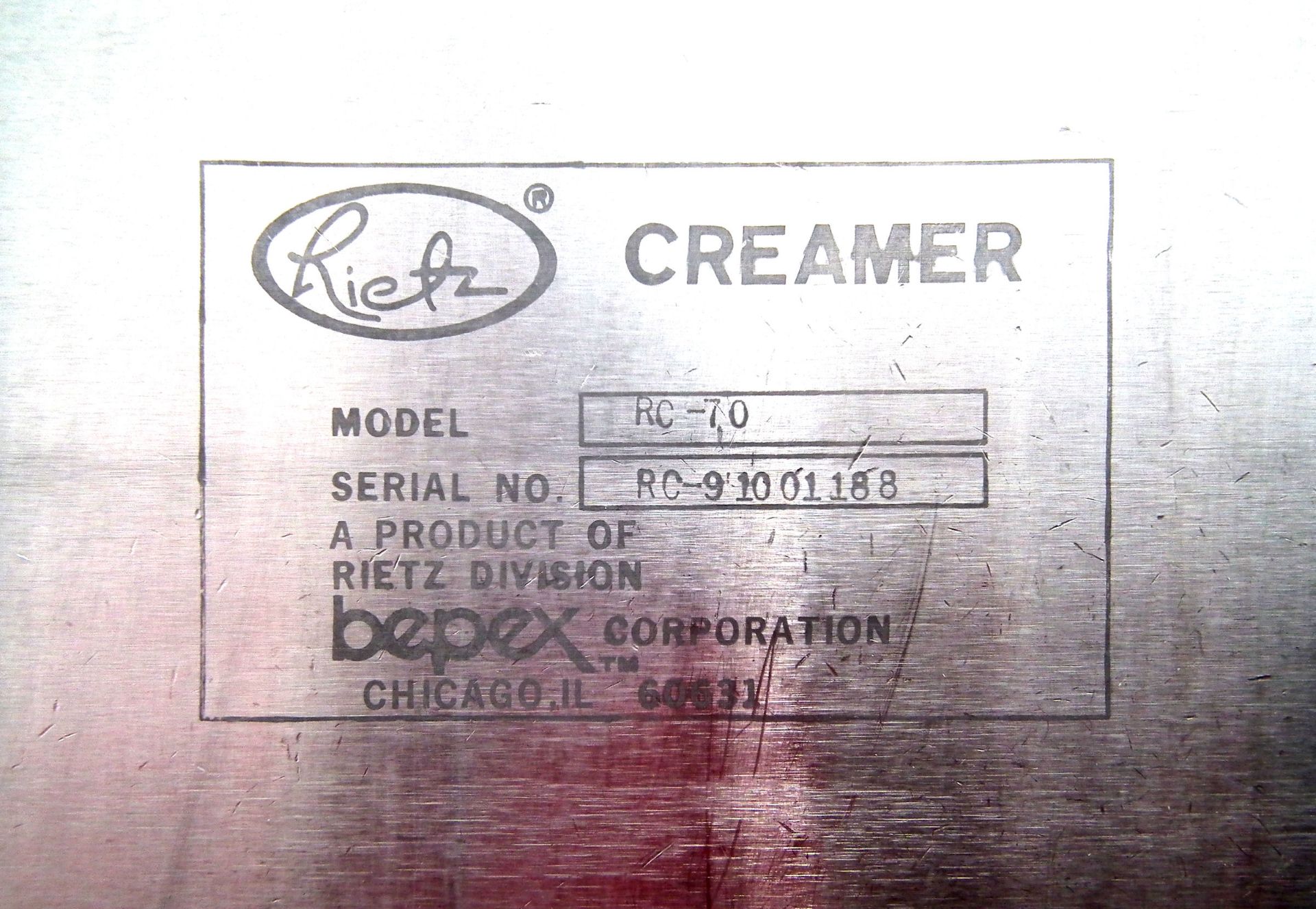 Rietz Cheese Creamer Paddle Blender RC-70 1040 Gallons A1452 - Image 22 of 22