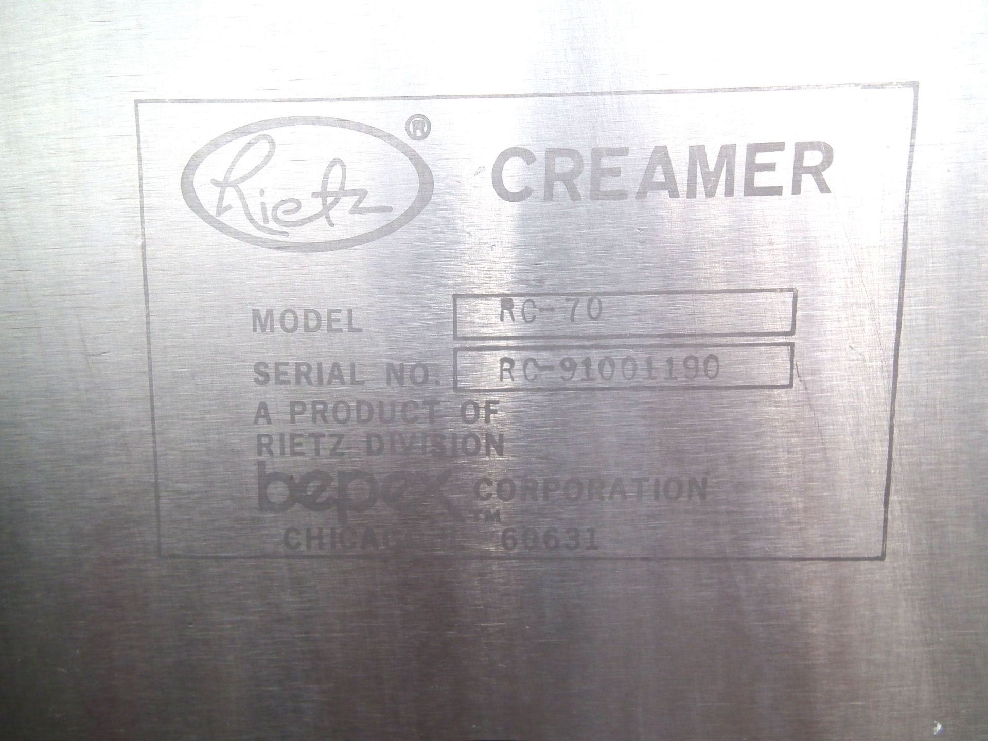 Rietz Paddle Blender RC-70 Cottage Cheese Creamer A1451 - Image 12 of 12