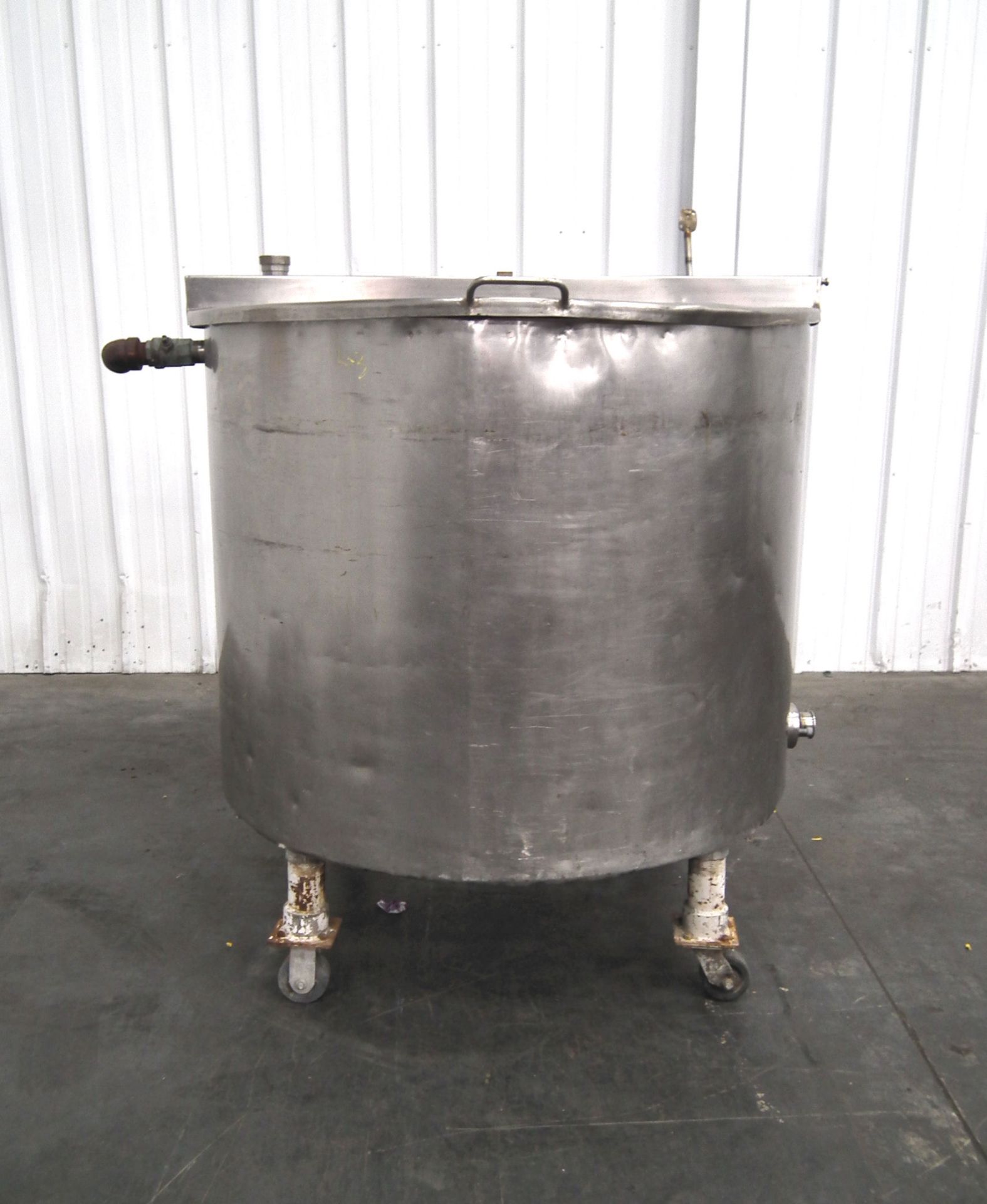 Stainless Jacketed Mix Tank 230 Gallons A2253