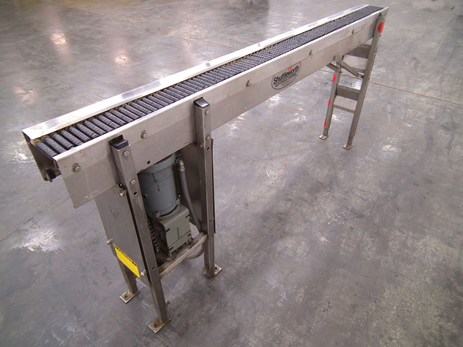 Shuttleworth Slip Torque Conveyor 4" Wd x 8' Long A4738 - Image 5 of 6