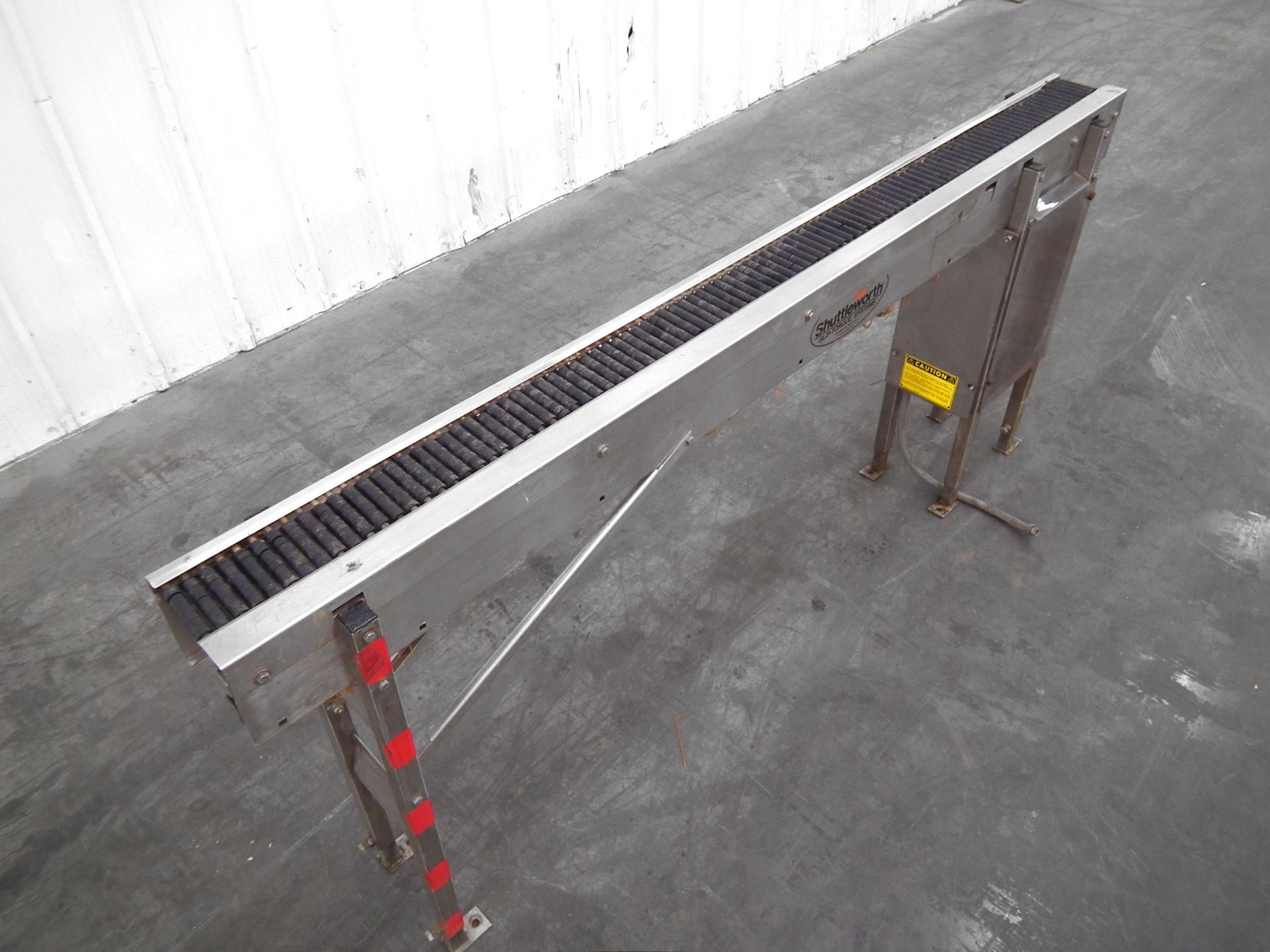 Shuttleworth Slip Torque Conveyor 4" Wd x 8' Long A4738 - Image 2 of 6