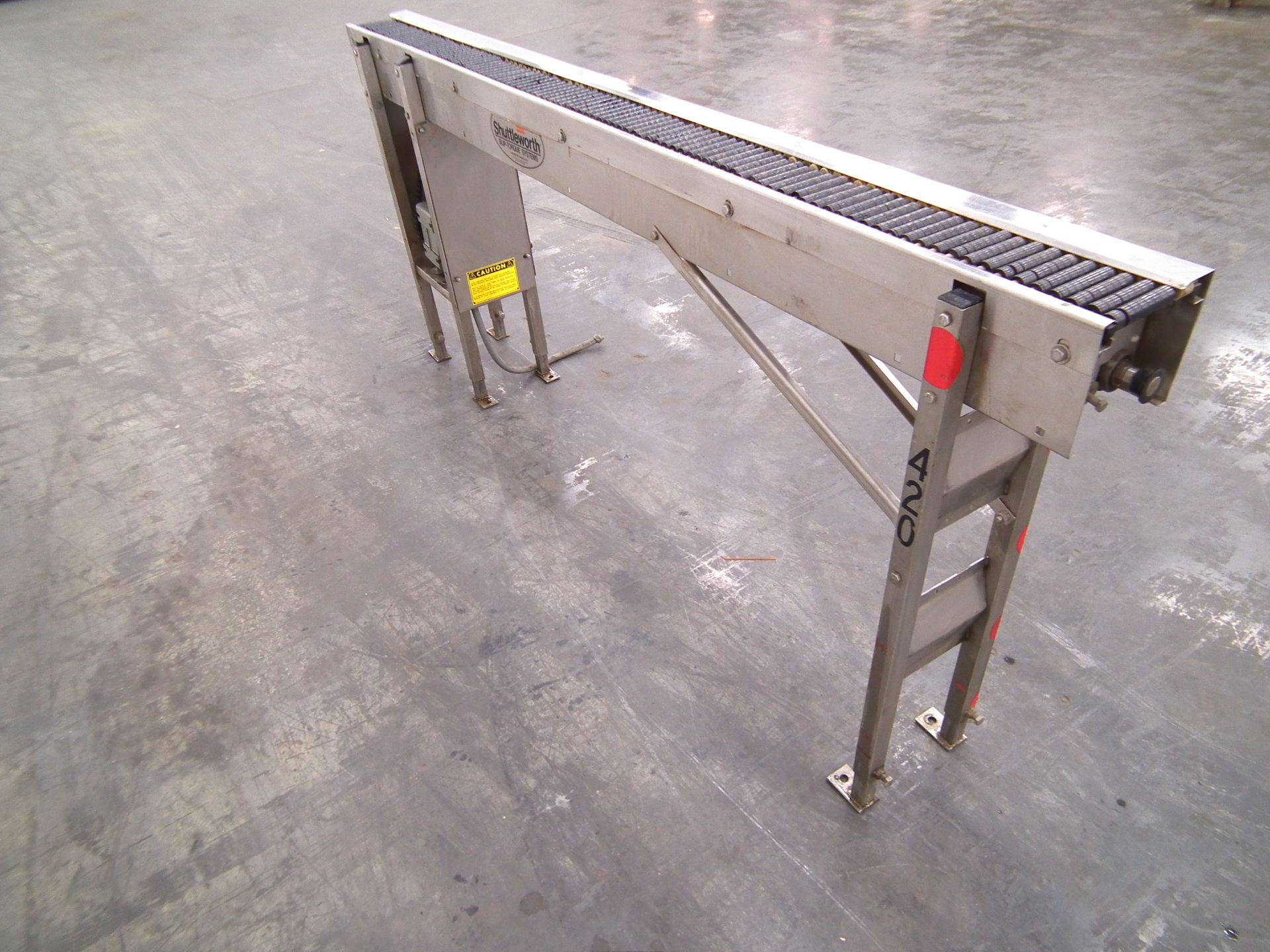 Shuttleworth Slip Torque Conveyor 4" Wd x 8' Long A4738 - Image 4 of 6