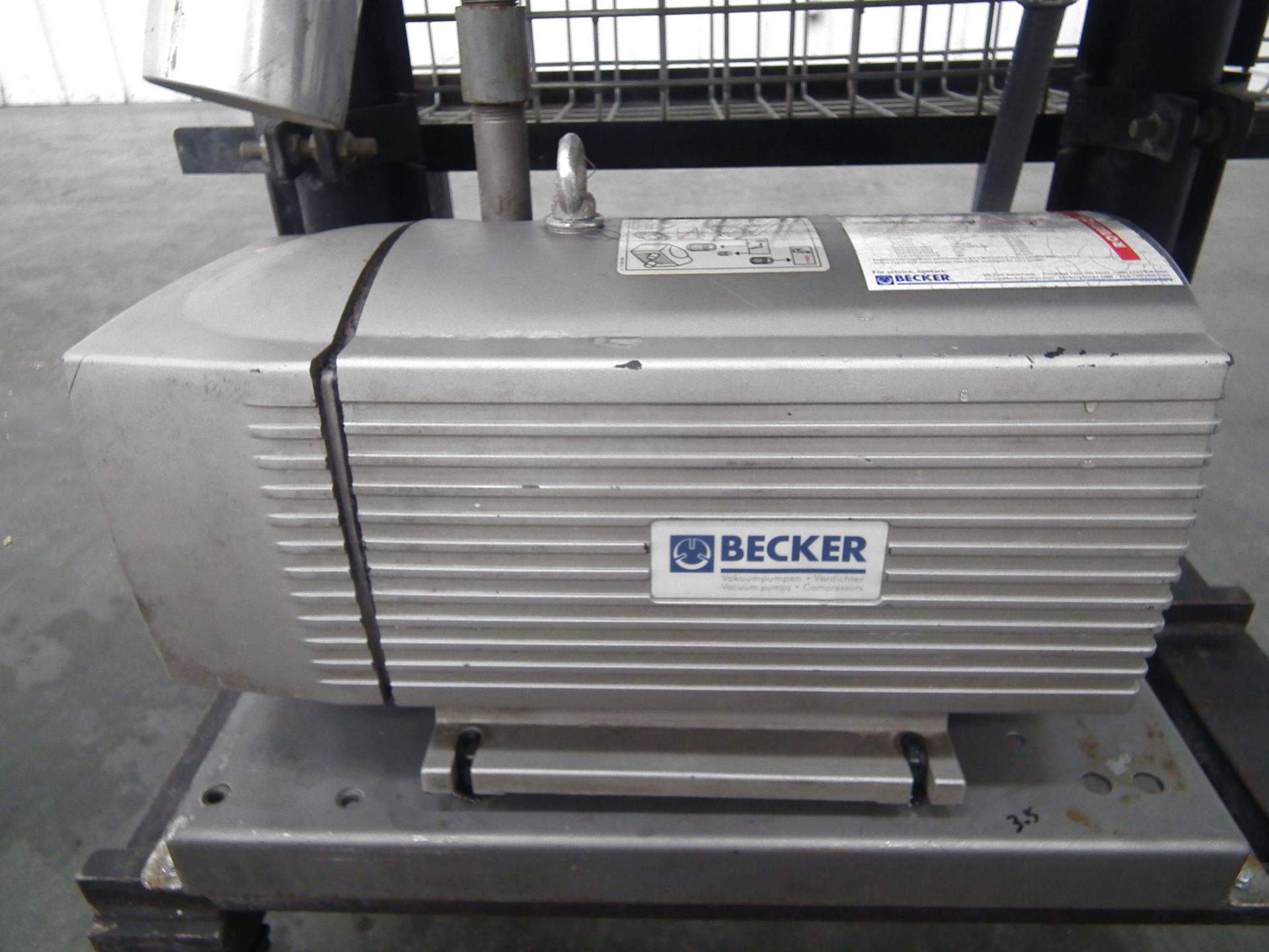 Thiele 208 Reciprocating Denester Vacuum Pump B1937 - Image 7 of 9