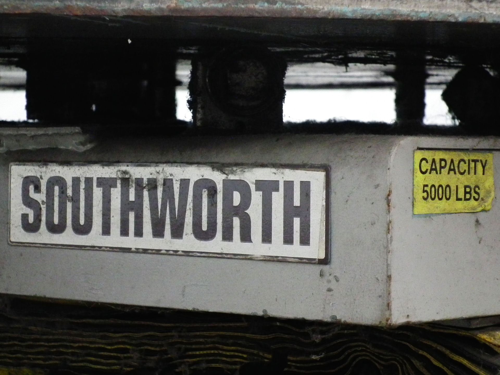 SouthWorth 69" Dia Hand Palletizing Turntable Lift A6496 - Image 7 of 7
