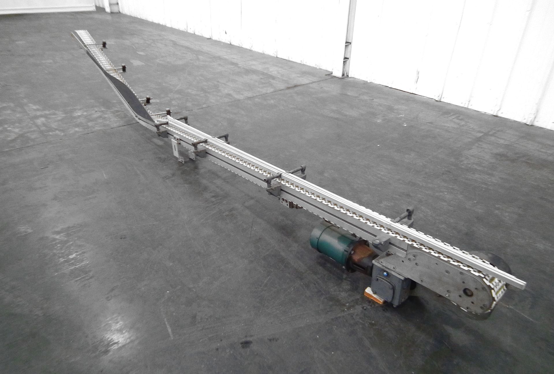Flex-Link 163" long X 10" wide motorized conveyor A6574 - Image 4 of 5