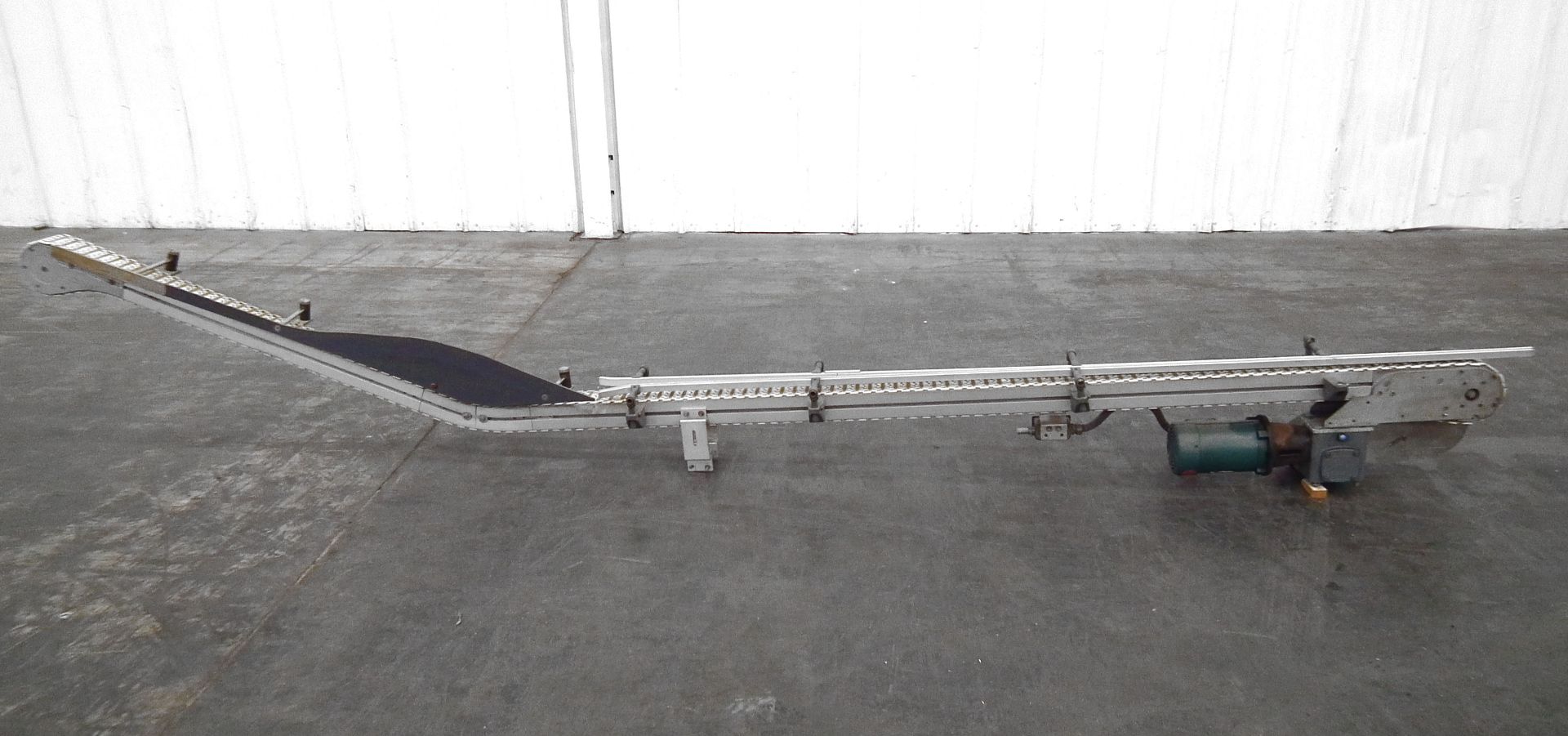 Flex-Link 163" long X 10" wide motorized conveyor A6574 - Image 2 of 5