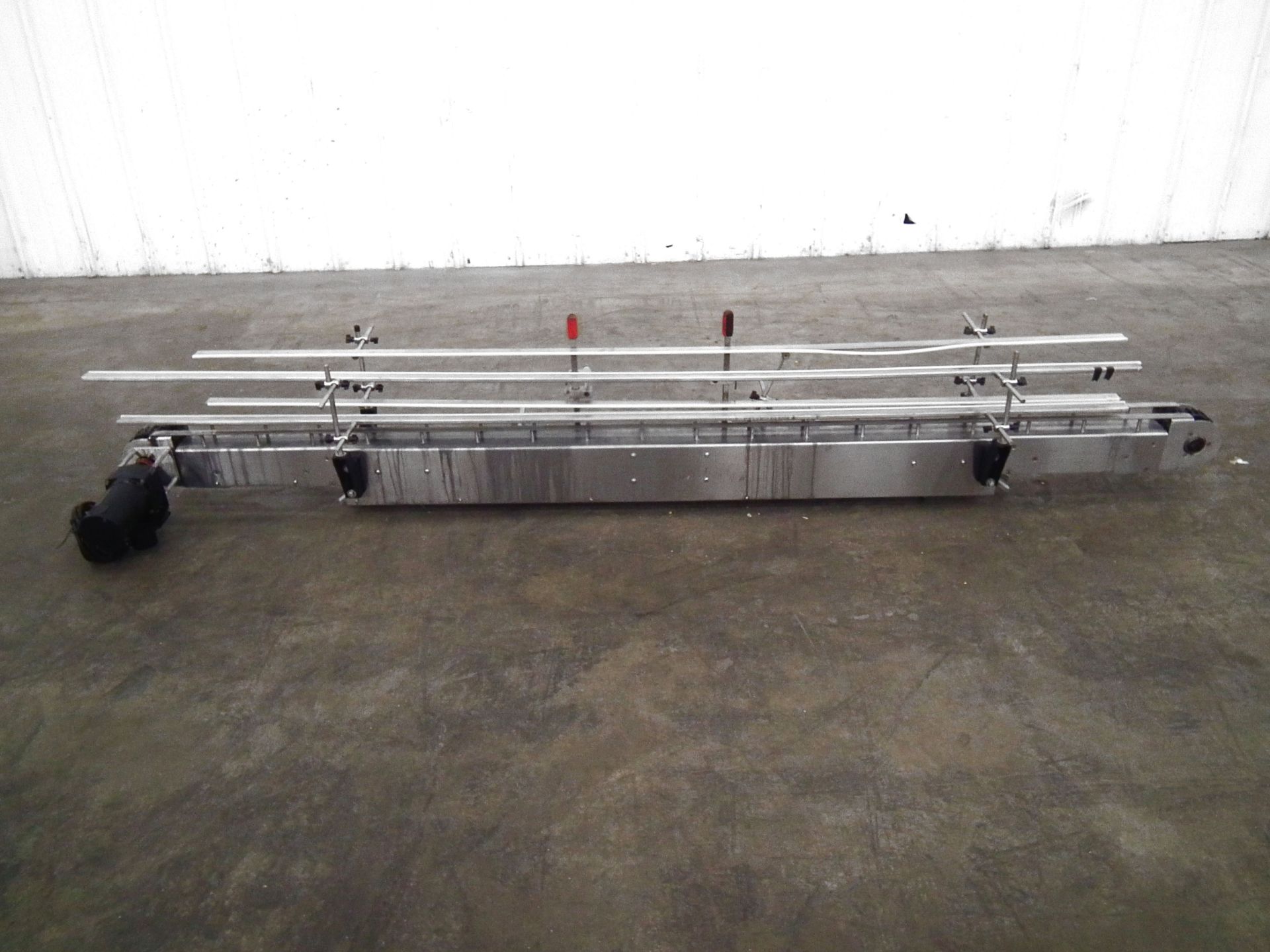 10' L x 4" W Stainless Steel Table Top Conveyor B2689