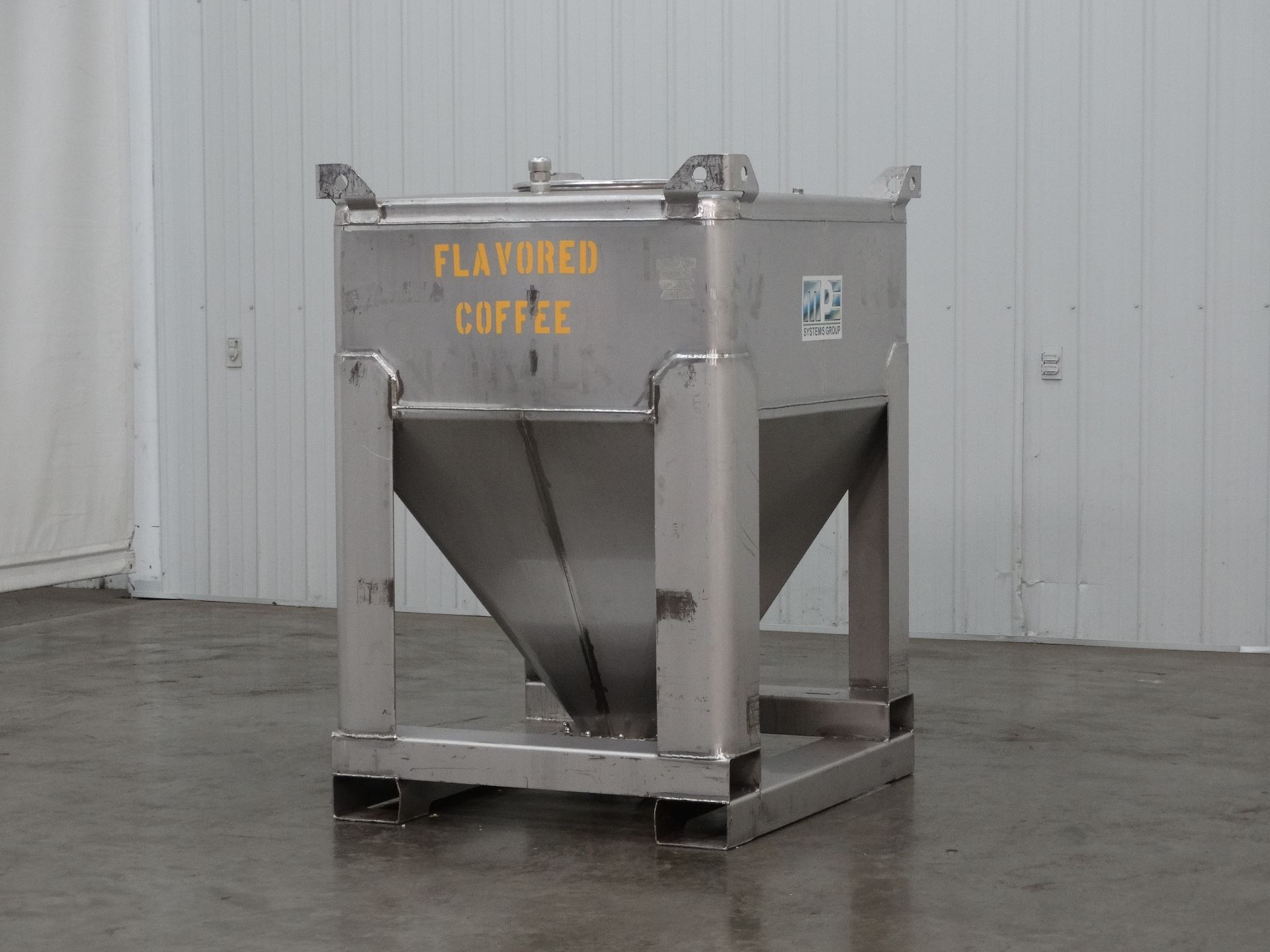 MPE Systems 220 Gallon Stainless Steel Tote D1520 - Image 3 of 8