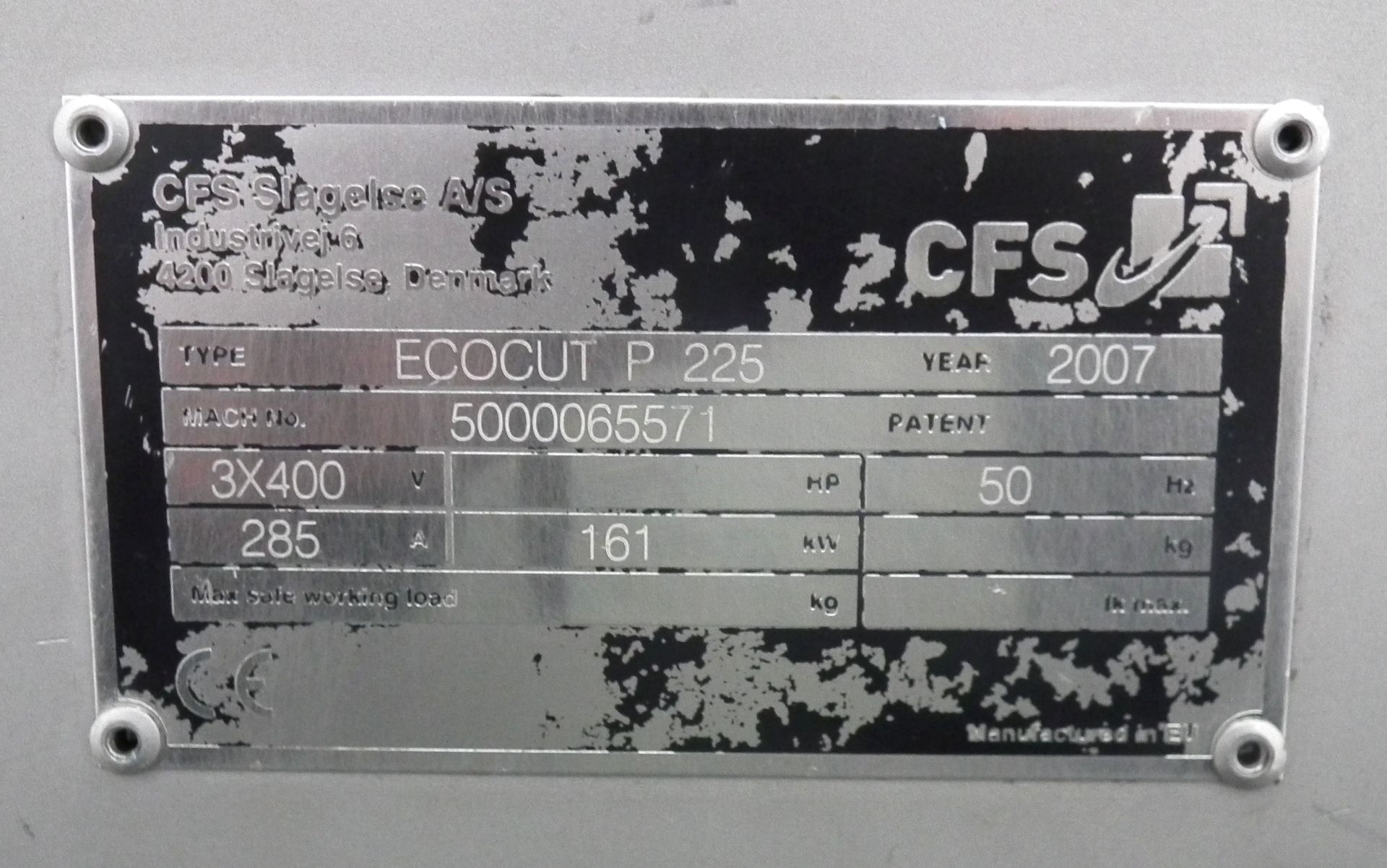 CFS EcoCut P225 Emulsifier B3756 - Image 8 of 8