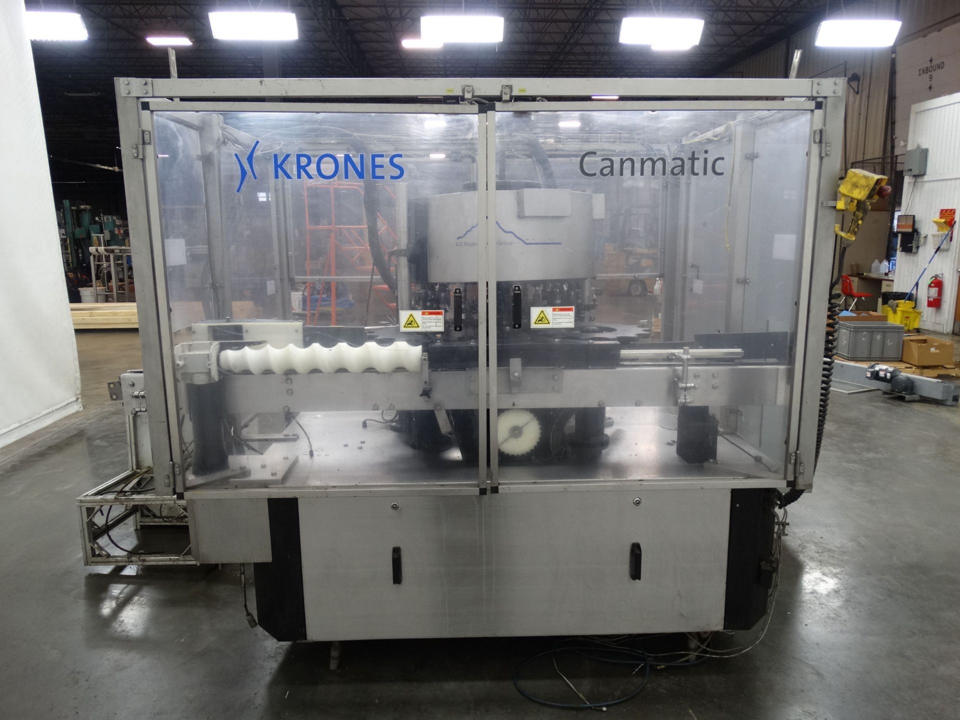 Krones Canmatic Wraparound Labeler 21 Head Rotary B3754 - Image 8 of 16