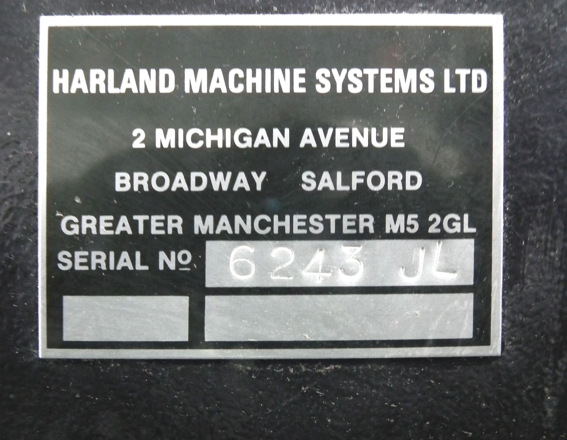 Harland Mercury Inline Pressure Sensitive Labeler A8159 - Image 10 of 10