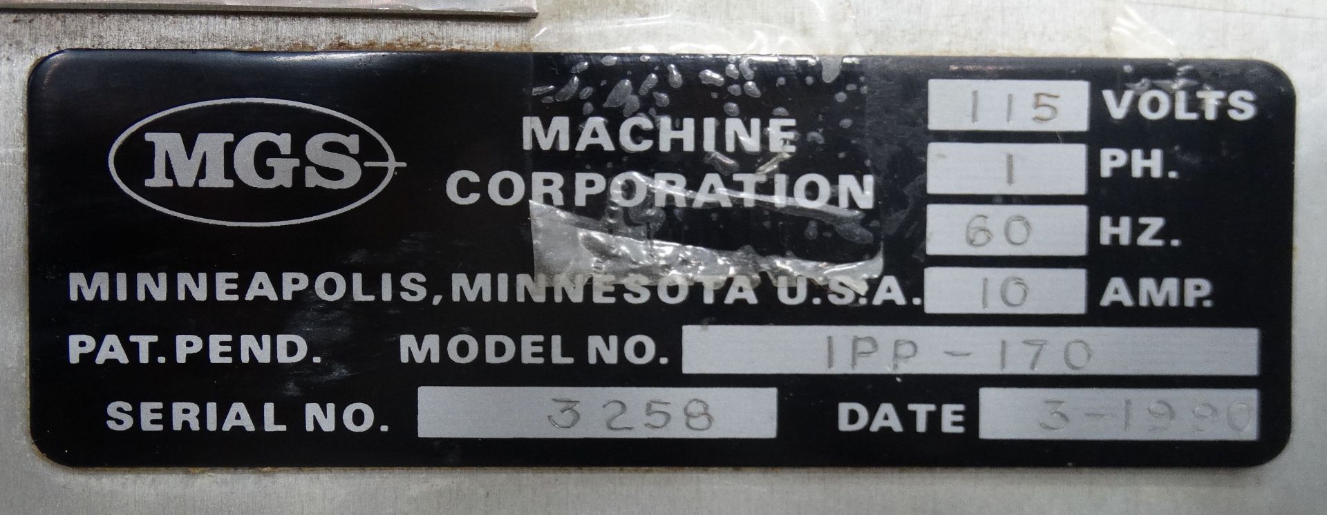 MGS IPP-170 Card Placer B4992 - Image 10 of 10