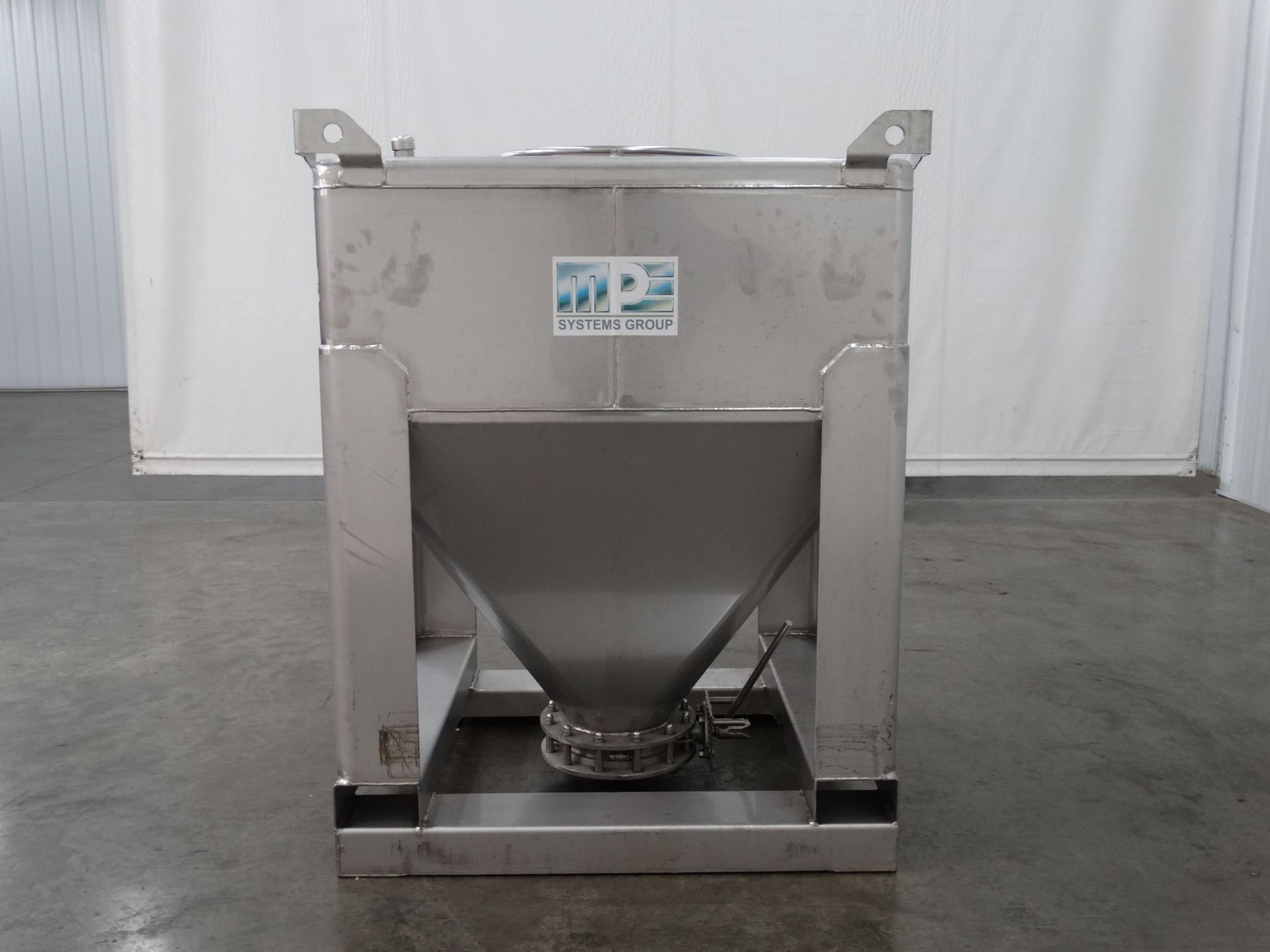 MPE Systems 220 Gallon Stainless Steel Tote D1520 - Image 2 of 8