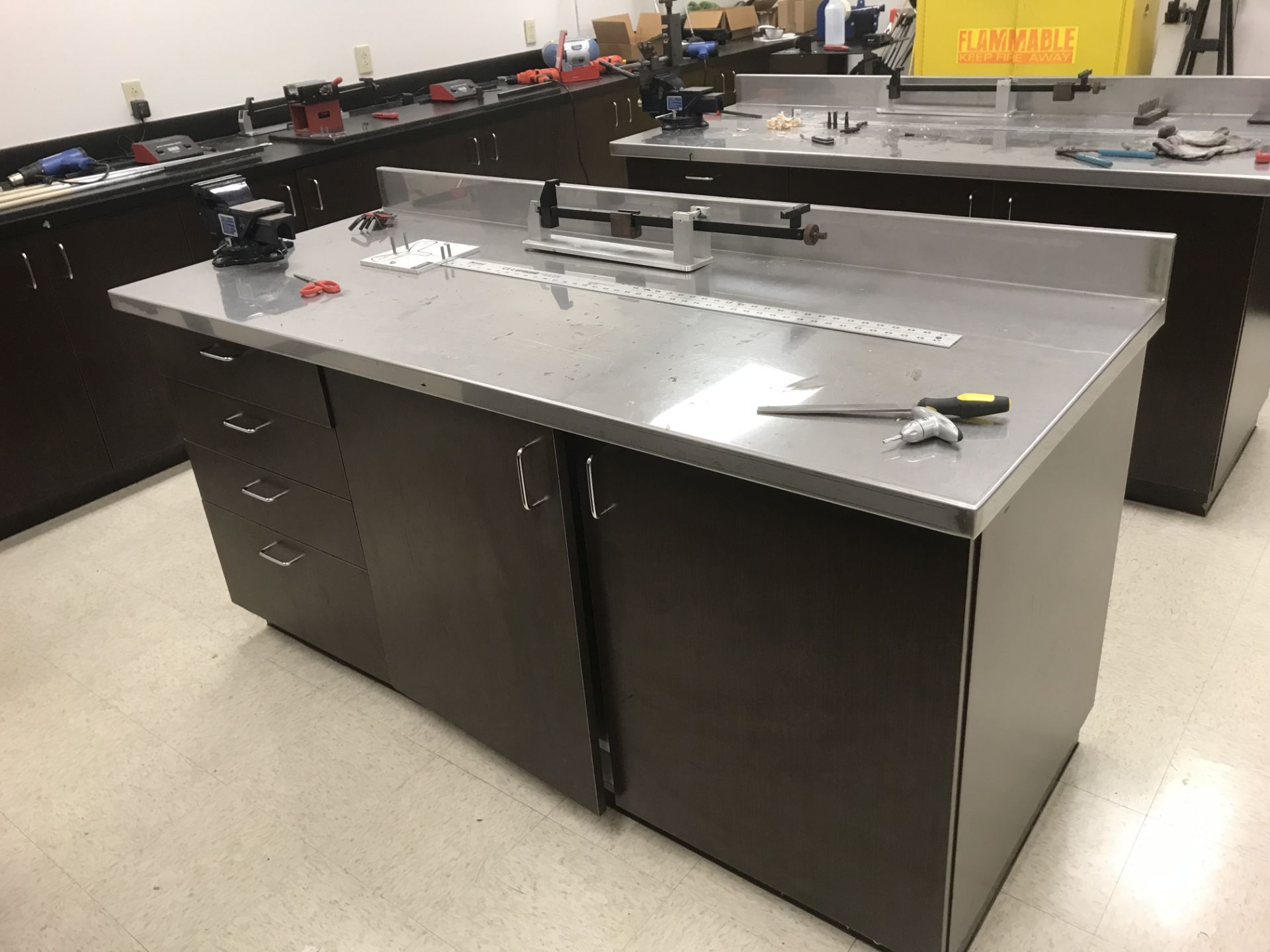 72x36x30 Aluminum Top Workbench