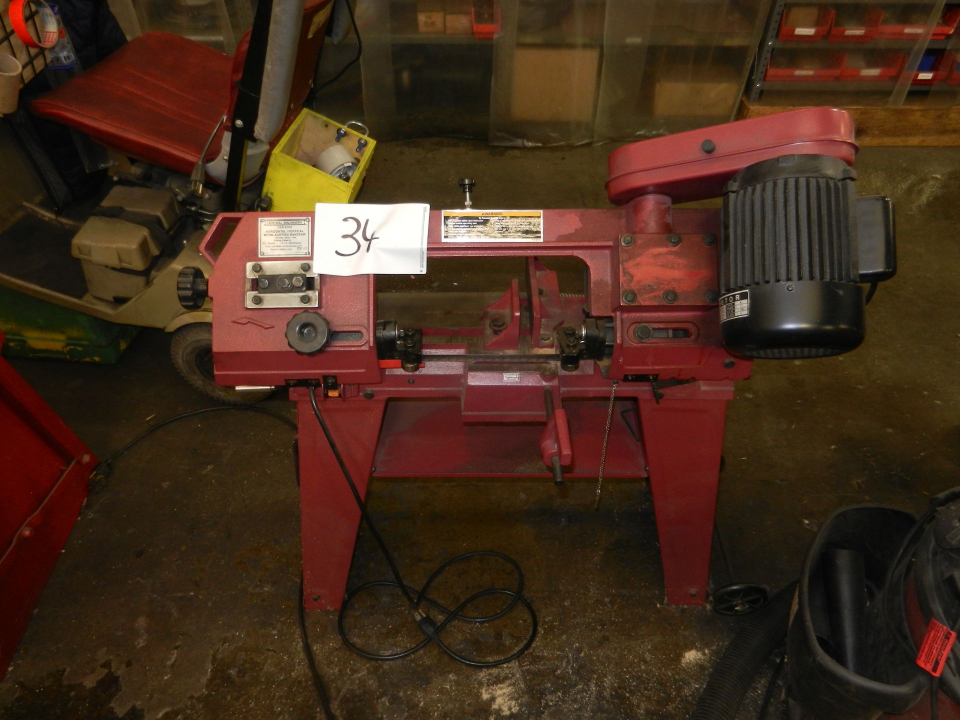 Central Machinery Mod3 93762 Horizontal/Vertical Metal Cutting Bandsaw