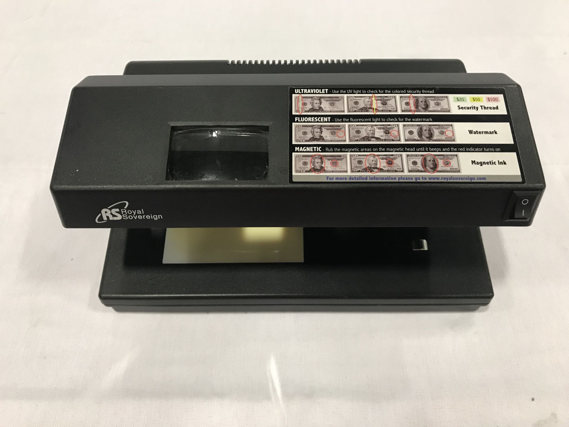 Royal Ultra Violet Counterfeit Money Scanner