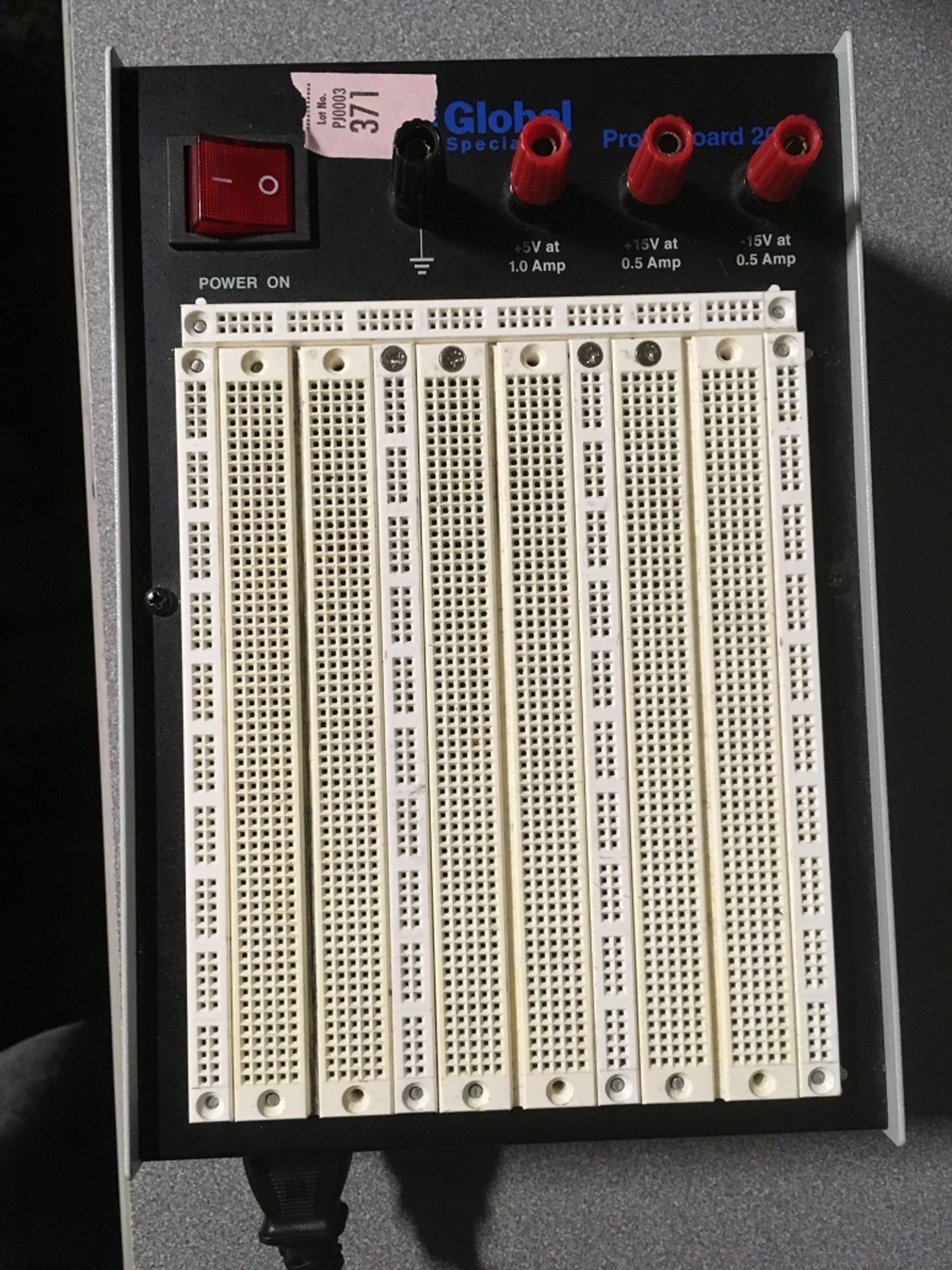 Global Specialities Proto Board 203A Powered Solderless Breadboard (Lot of 3)