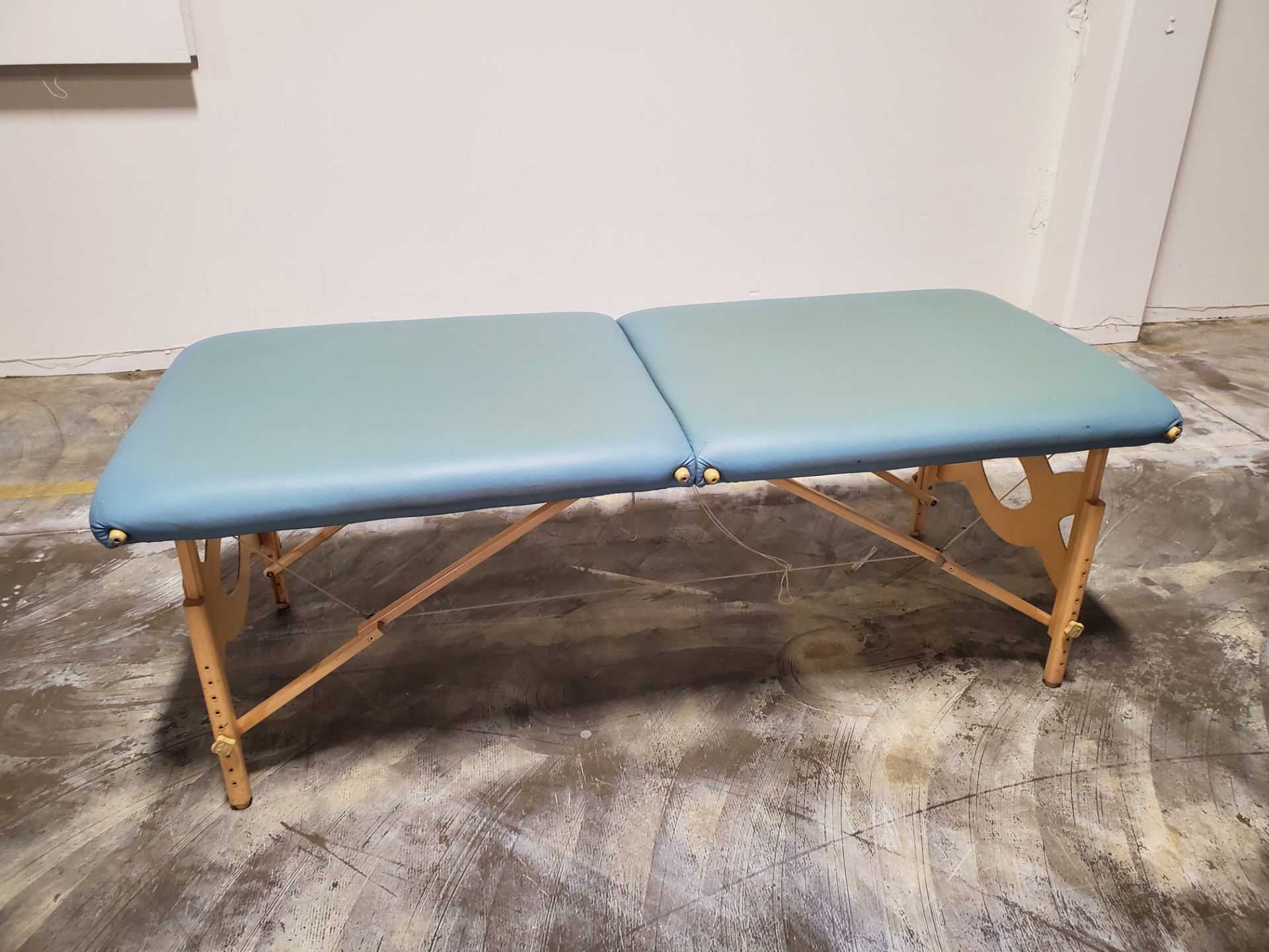 Light Blue Portable Massage Table