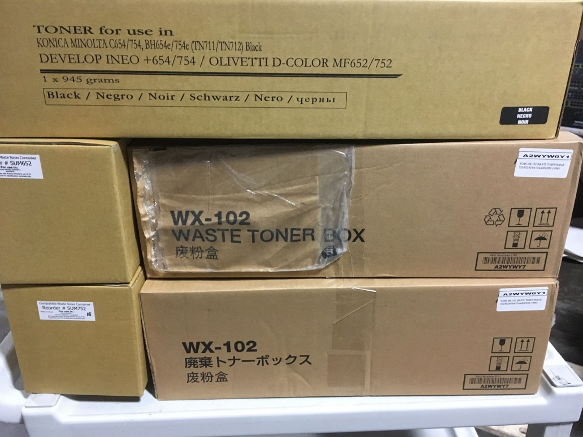 Konica-Minolta, Ricoh, HP OEM, Toner Cartridges and Waste Containers etc. (Lot) - Image 3 of 5