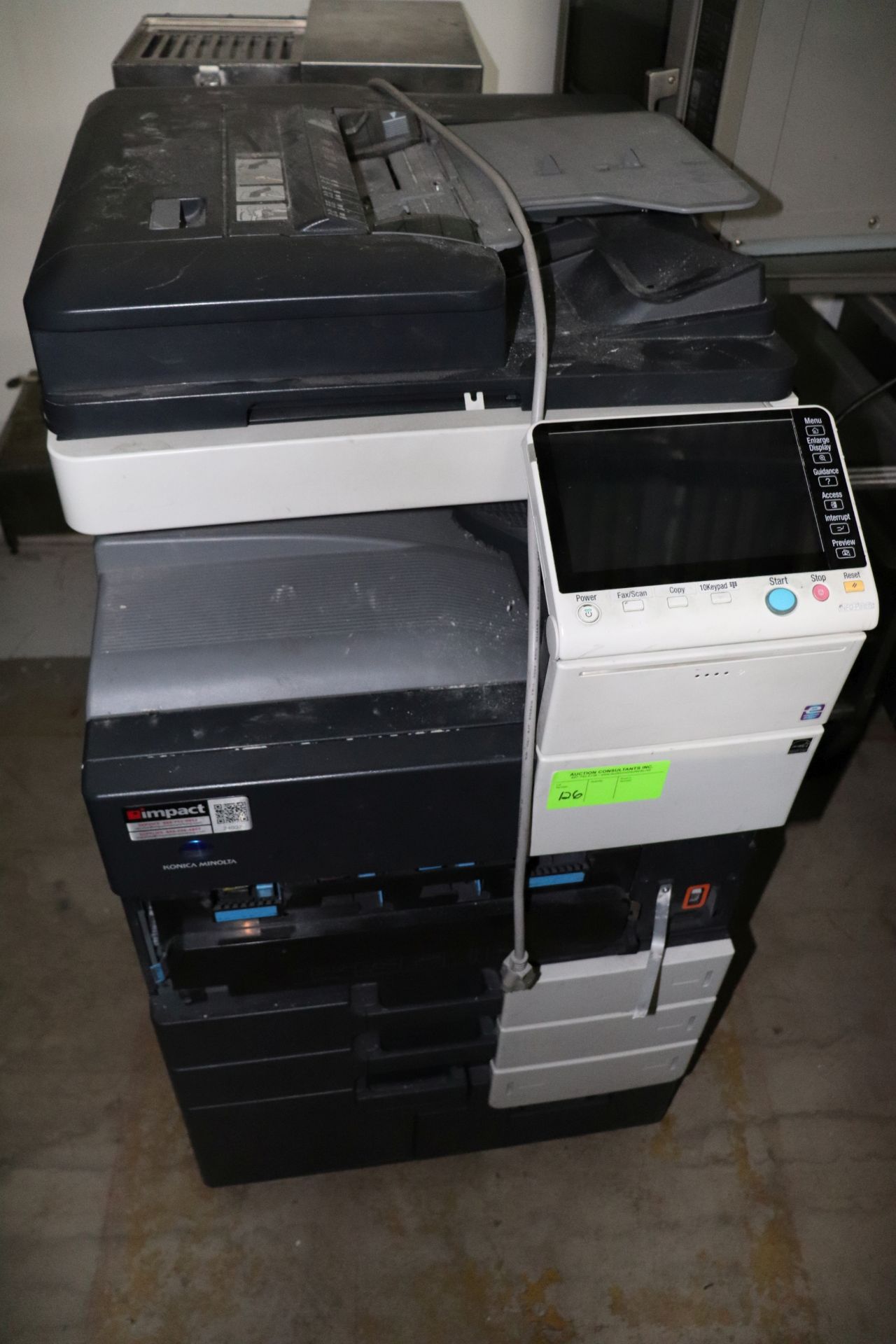 Konica Minolta Printer Model c504500 Serial a2z1017001583