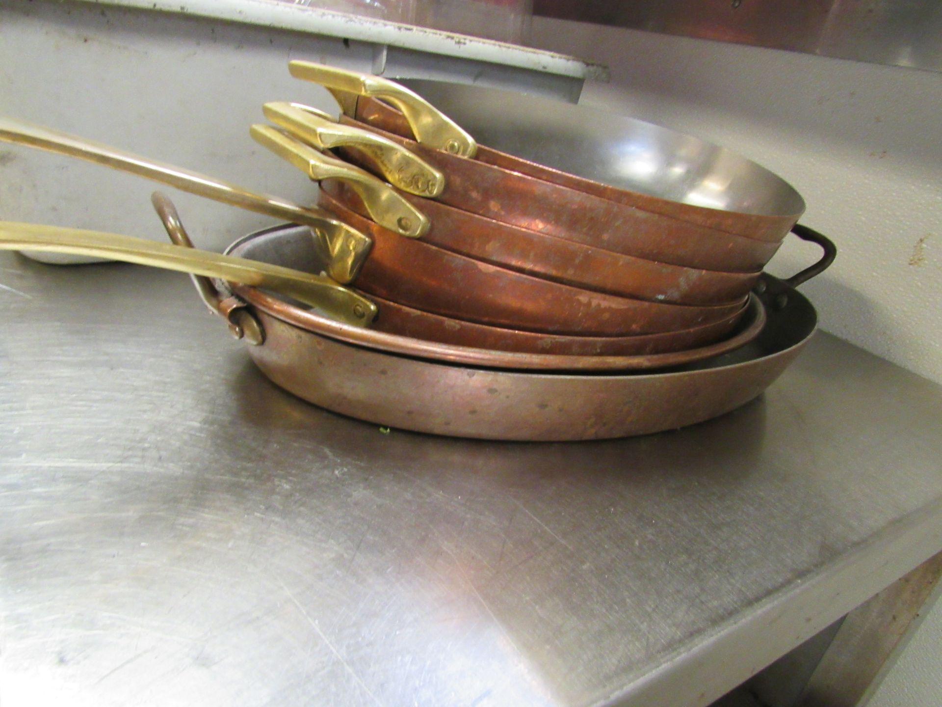 Copper plated serving utensils