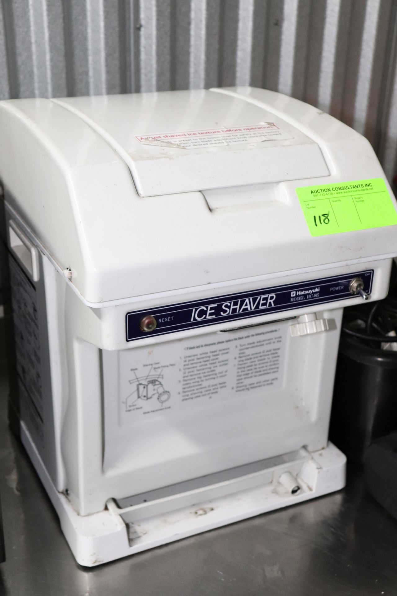 Hatsuyuki ice shaver Model hc-8e