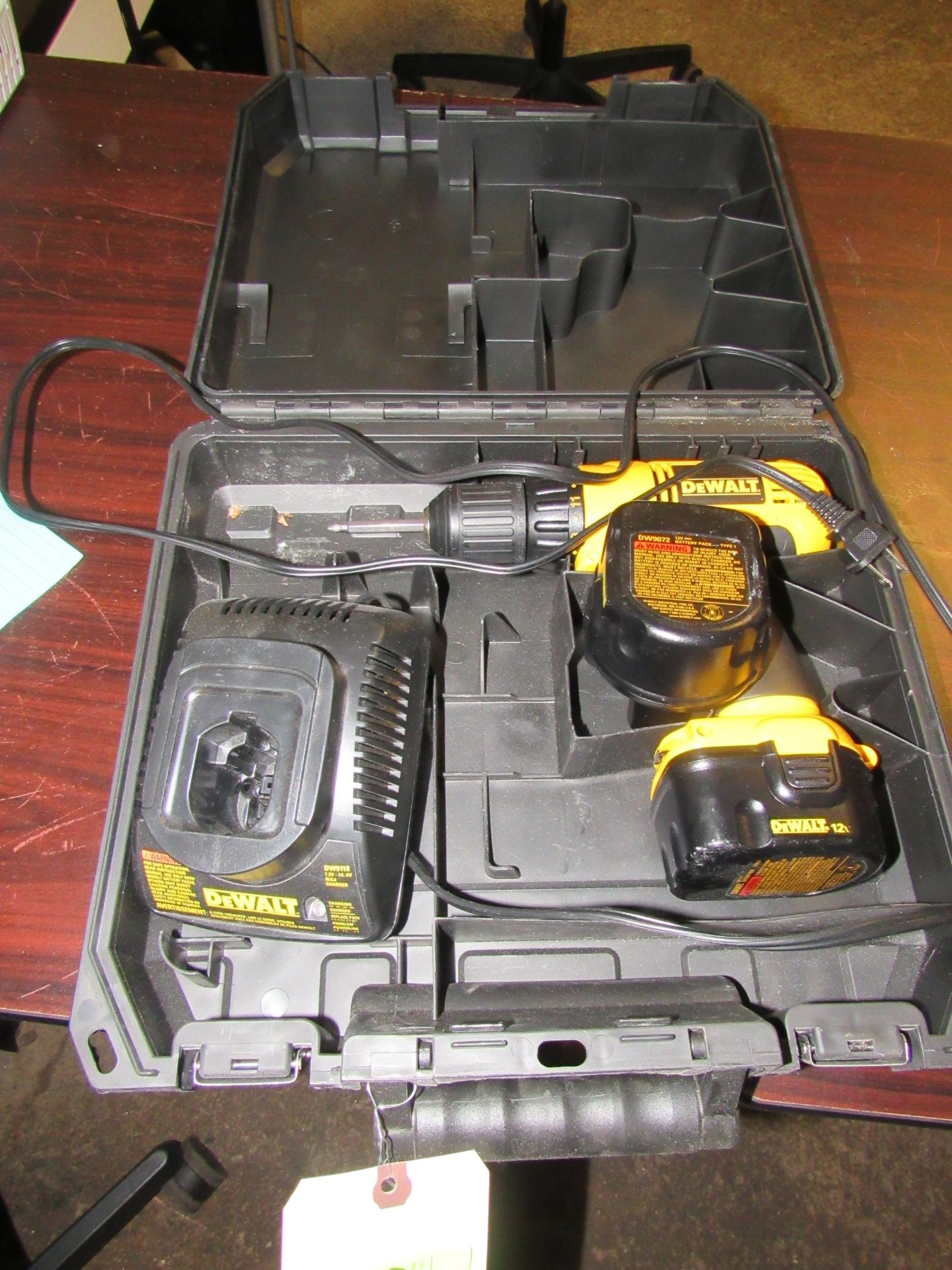 Dewalt 12-volt battery powered drill and charger