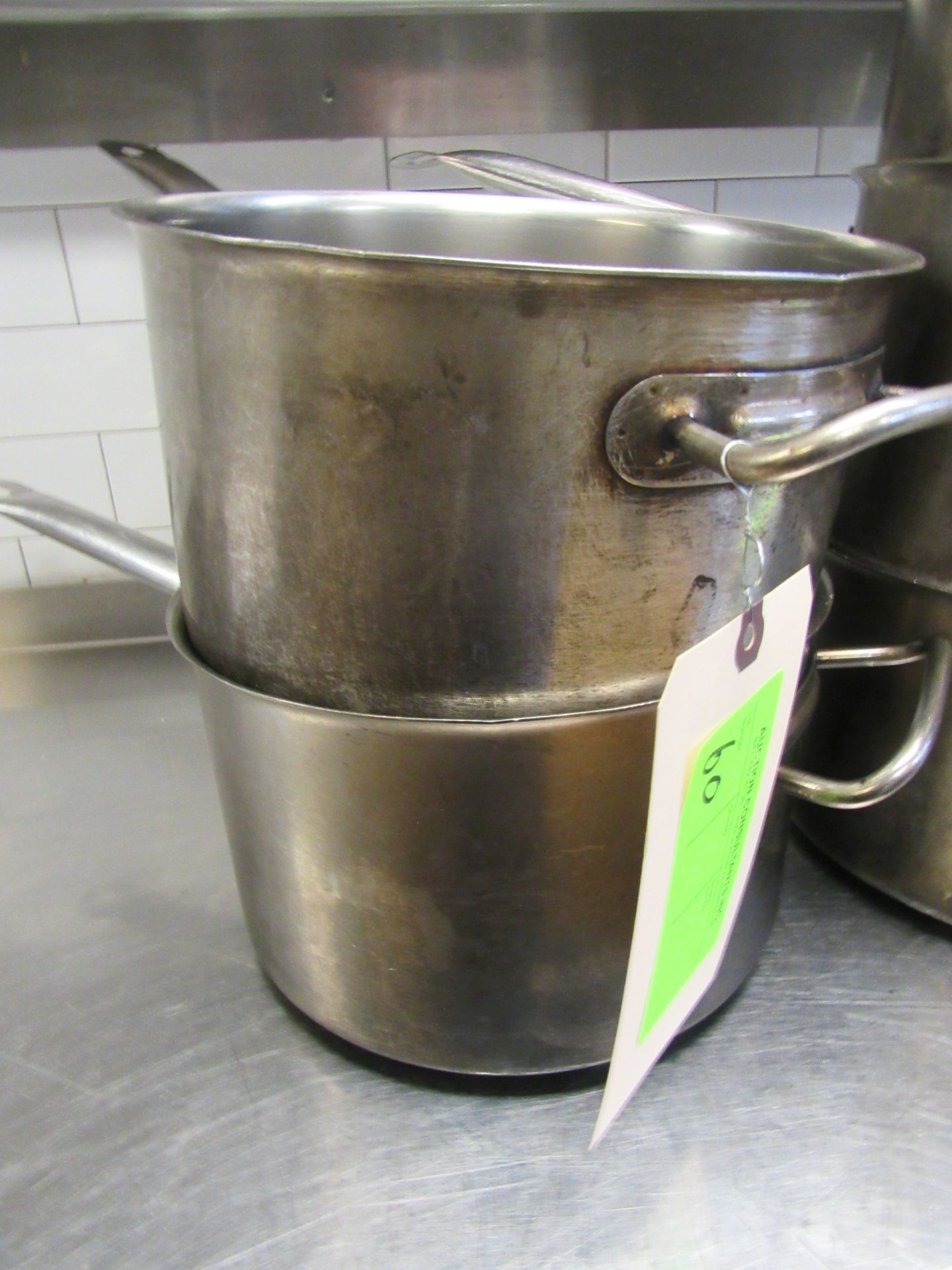 Two stock pots