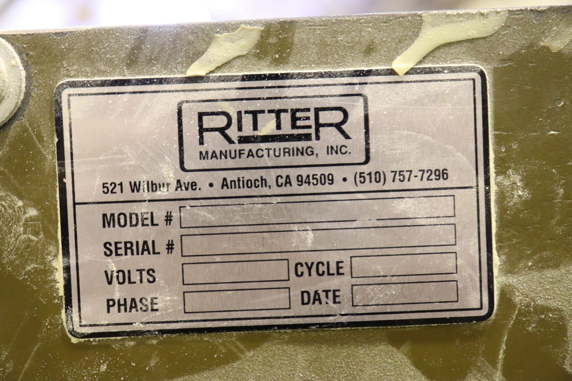 Ritter R200 door and clamp table, serial 2001 - Image 3 of 4