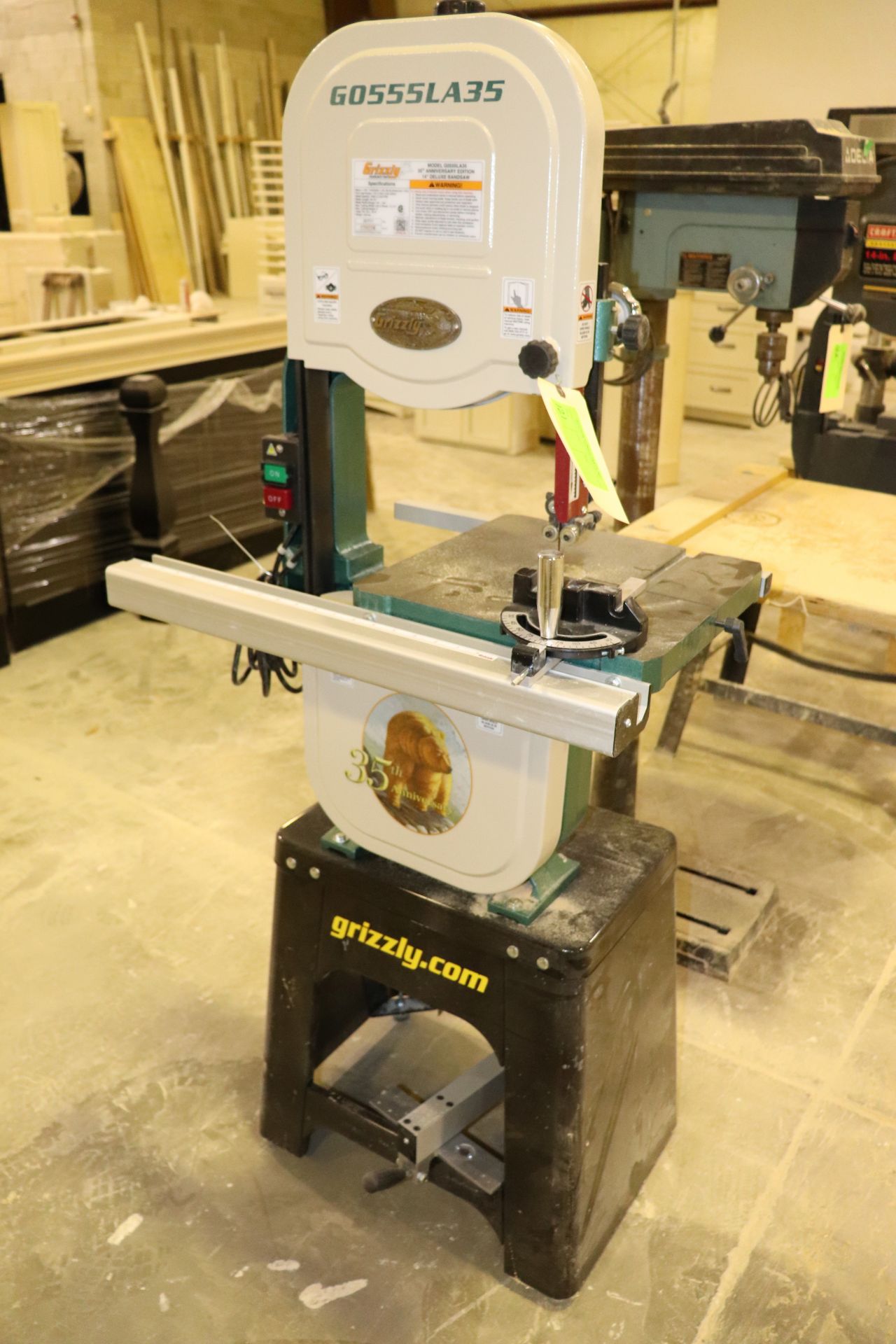 Grizzly band saw, model GO555LA35