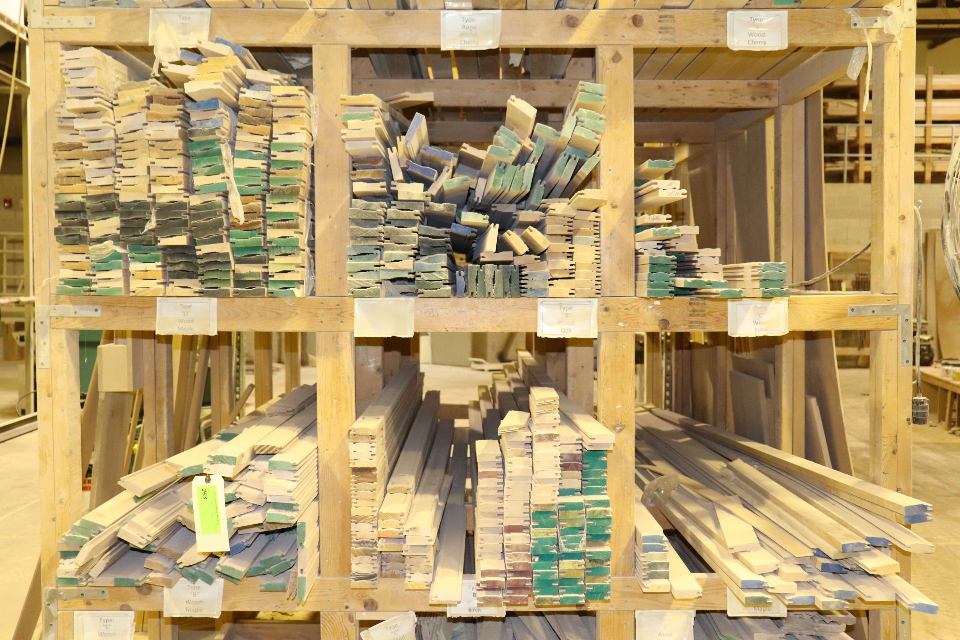 Contents of storage shelfs. Cheery, Birch, Knotty Alder, etc - Image 3 of 9