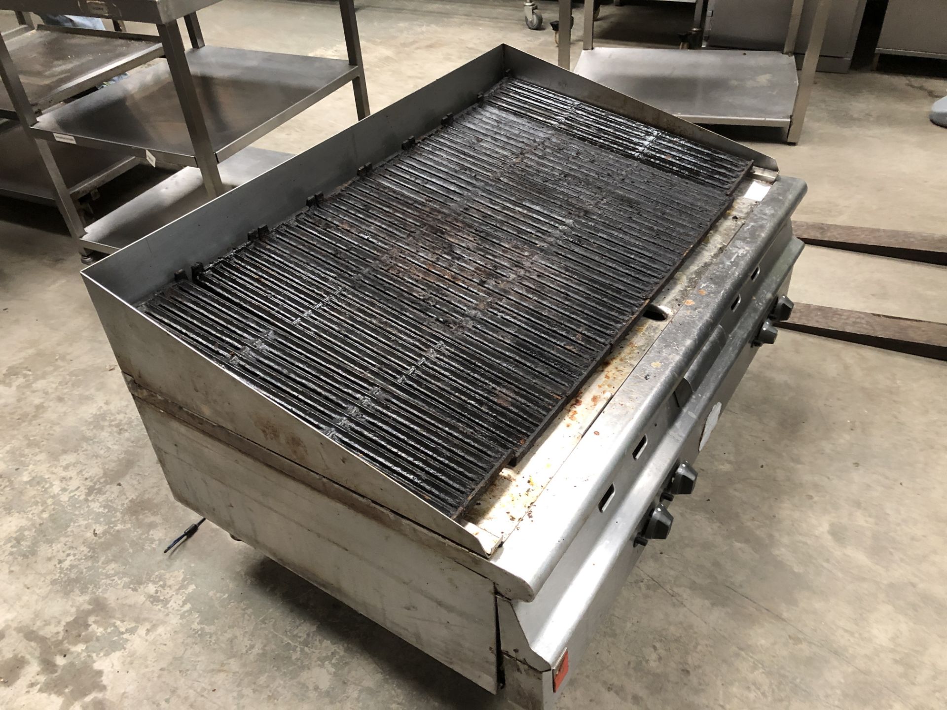 Large Falcon Nat Gas Char Grill 1200 mm Wide